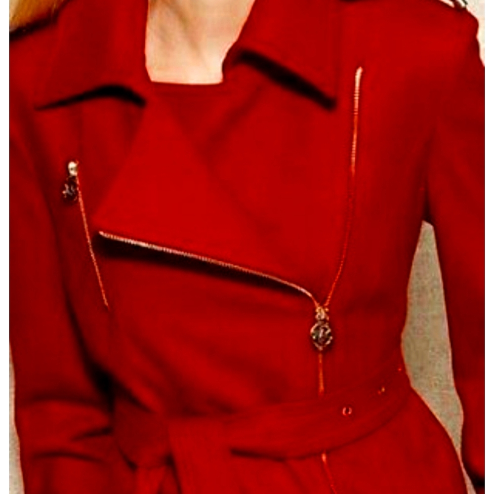 Red Winter Coat by Michael Kors
